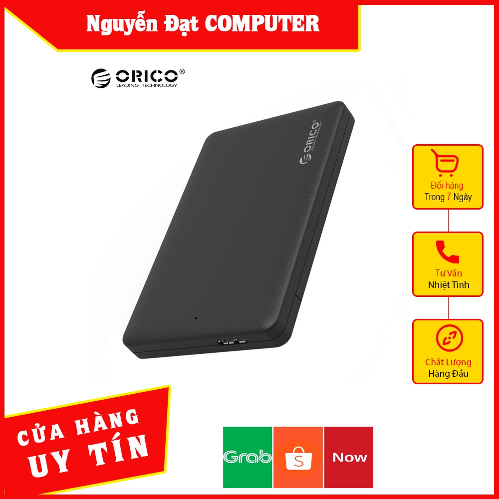 Box ổ cứng 2.5'' Orico 2577U3 Sata 3.0,Dùng cho HDD, SSD - HÀNG CHÍNH HÃNG,Bảo hành 12 tháng