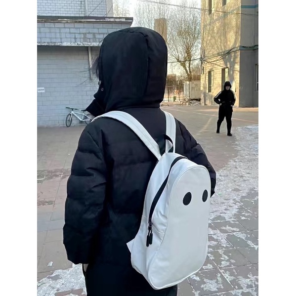 Balo đi học nam nữ hình con ma vô diện mắt to xấu xí