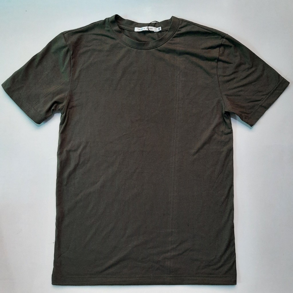 Áo Thun Trơn Cổ Tròn Chất Cotton