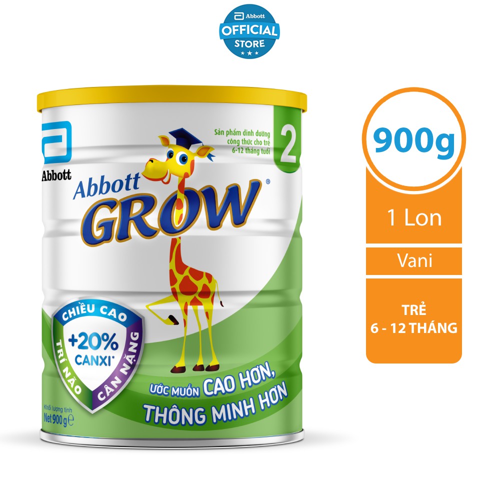 Sữa bột Abbott Grow 2 (G-Power) 900g