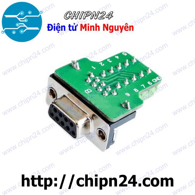 [1 CÁI] (D88) Cổng DB9 Cái ra Domino Vỏ Nhựa