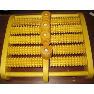 [MÁTXA CỰC THÍCH] Bàn lăn chân gỗ Bàn mát xa chân bằng gỗ 5 hàng loại tốt,giá rẻ