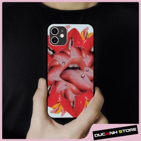 Ốp Lưng SAMSUNG hình red tounge collage art aesthetic cạnh vuông  cho iPhone PAP20211090