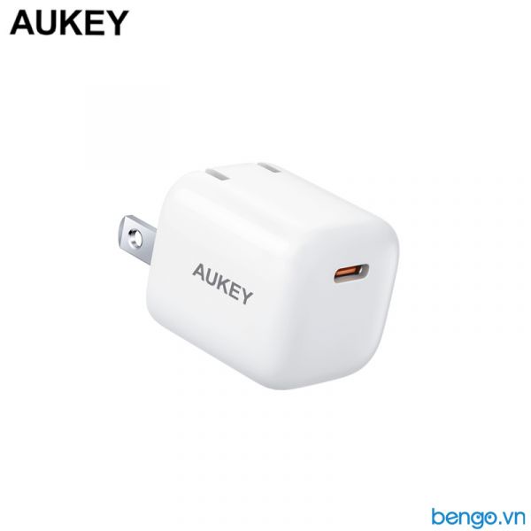 Củ sạc nhanh 20w cho Aukey Pa-B1 Pro + Cáp sạc nhanh type C to Aukey CB-CL3 cho lP7/8/Xs/11/12/13