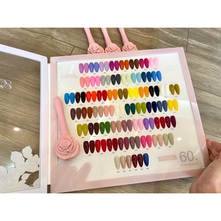 Sơn mi han hoa hồng.set 60 chai