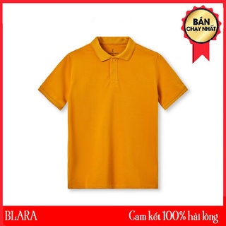 Áo polo basic màu vàng cam