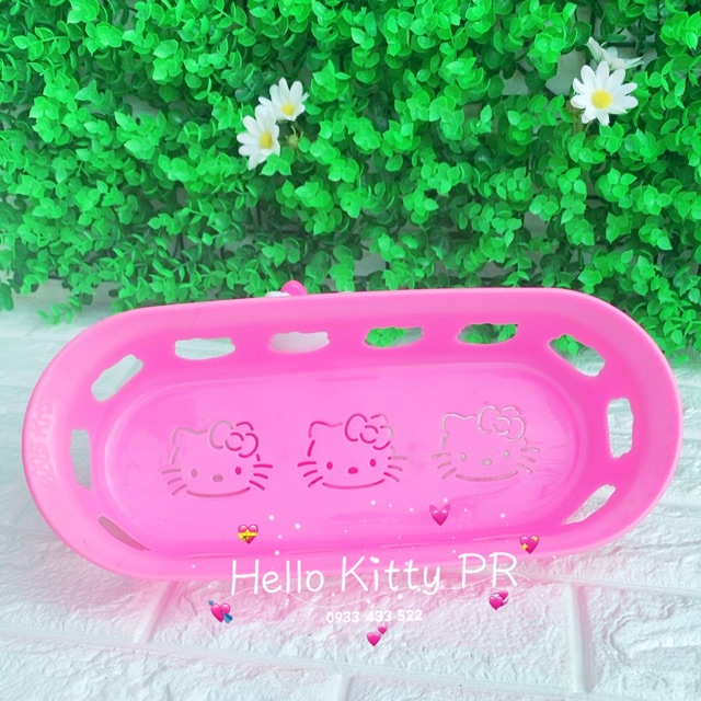 RỔ ĐỰNG MỸ PHẨM HELLO KITTY