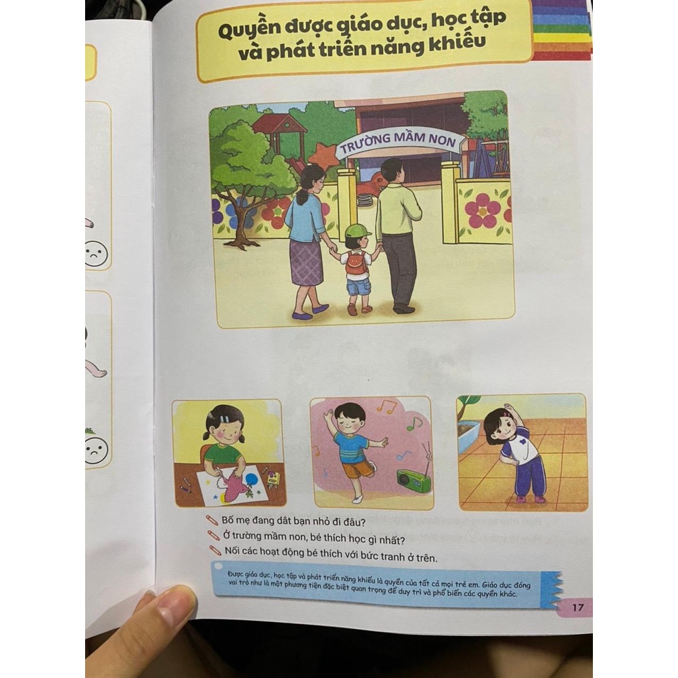 Sách - Giáo dục giới bình đẳng giới quyền trẻ em dành cho trẻ 3-4 tuổi