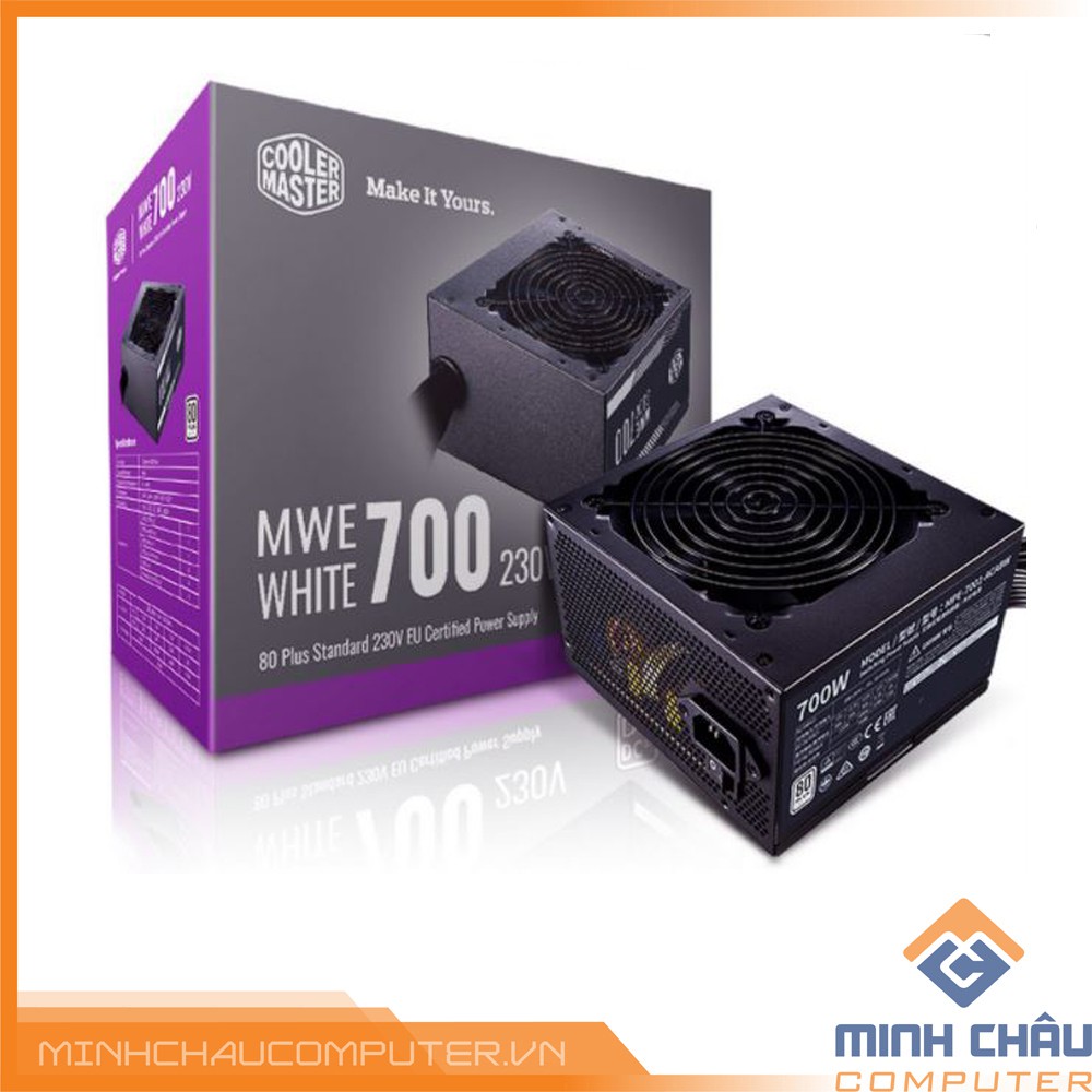 Nguồn Cooler Master MWE Bronze V2 700w (80 Plus Bronze/Màu Đen)