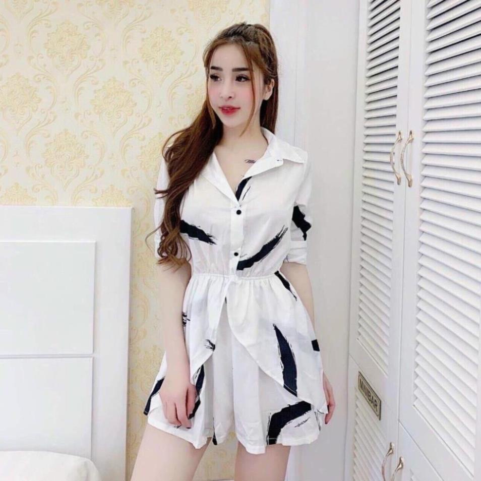 TSL-Jum sơmi họa tiết lông vũ thời trang nữ dạo phố, dự tiệc