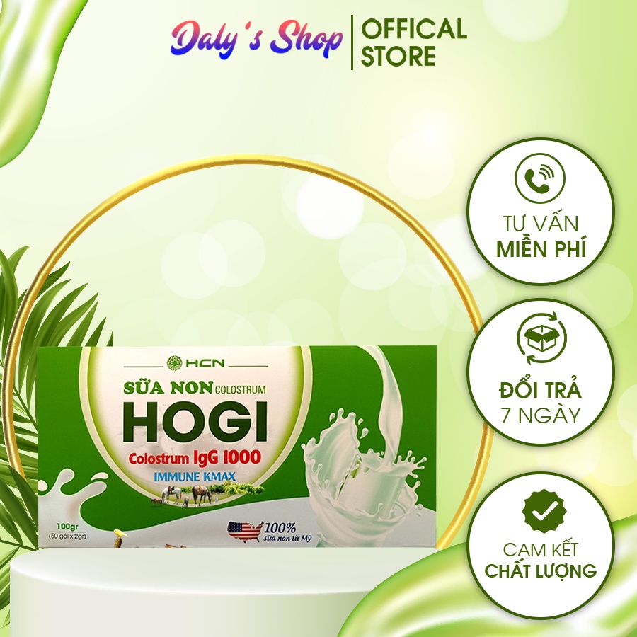 Sữa Non Colostrum Hogi Hộp 50 Gói Bổ Sung Dinh Dưỡng Cho Trẻ - DT027