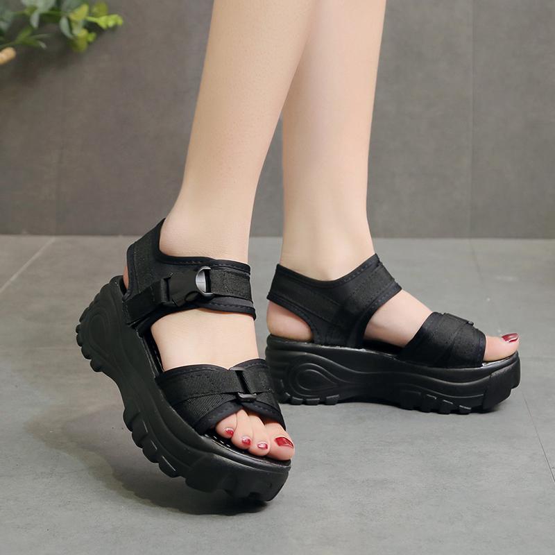 Dép sandal nữ đế dày trẻ trung cho mùa hè