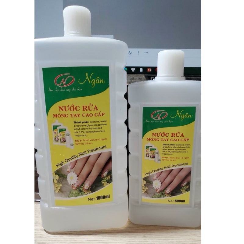 Axeton aceton nước rửa nail móng tay Ngân Quyên