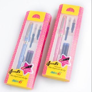 Bút Máy Điểm 10 TP-FTC09 Chuyên Luyện Viết Chữ Đẹp (Hộp 1 Cây) - Bút máy ngòi mài sâu