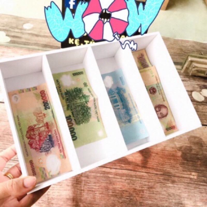 Hộp chia tiền thu ngân 4 - 5 ngăn