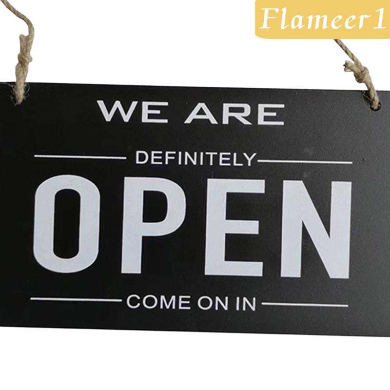 [Flameameer1] Biển Hiệu Đóng Mở Cửa Sổ Hai Mặt Có Thể Đảo Ngược Cho Nhà Ở / Cửa