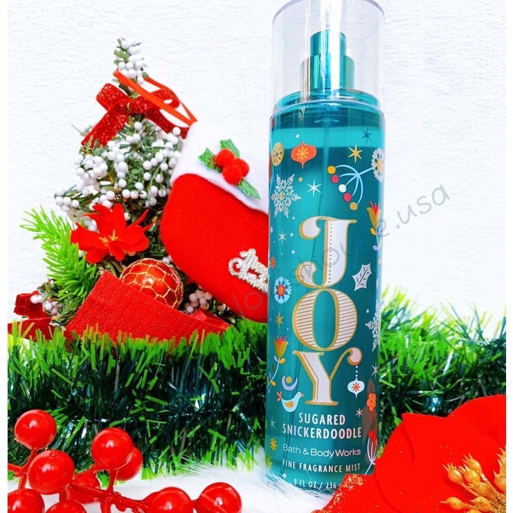 JOY Sugared Snickerdoodle  - Body mist | Xịt thơm toàn thân Bath & Body Works Mỹ