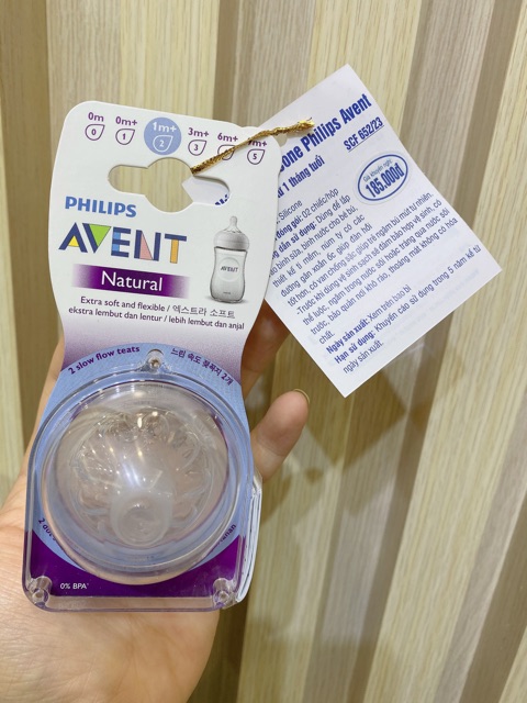 Bình sữa Avent Nature cho bé 125ml và 260ml hàng chính hãng