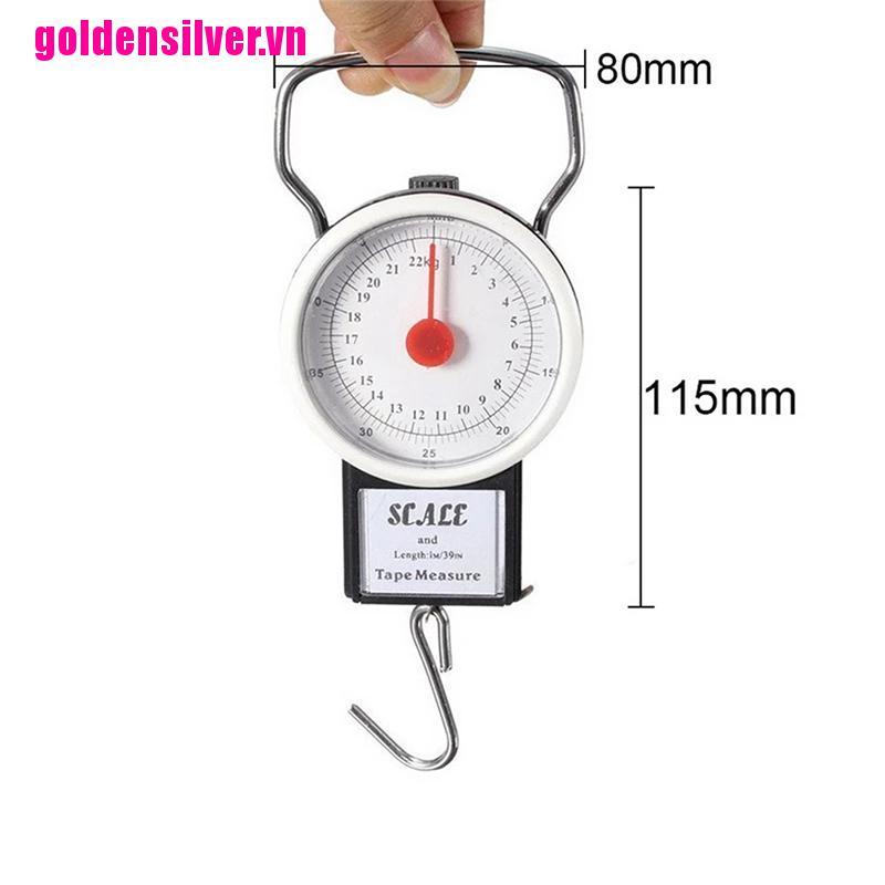 Cân dạng treo tải trọng 22kg có kèm thước dây tiện dụng chất lượng cao