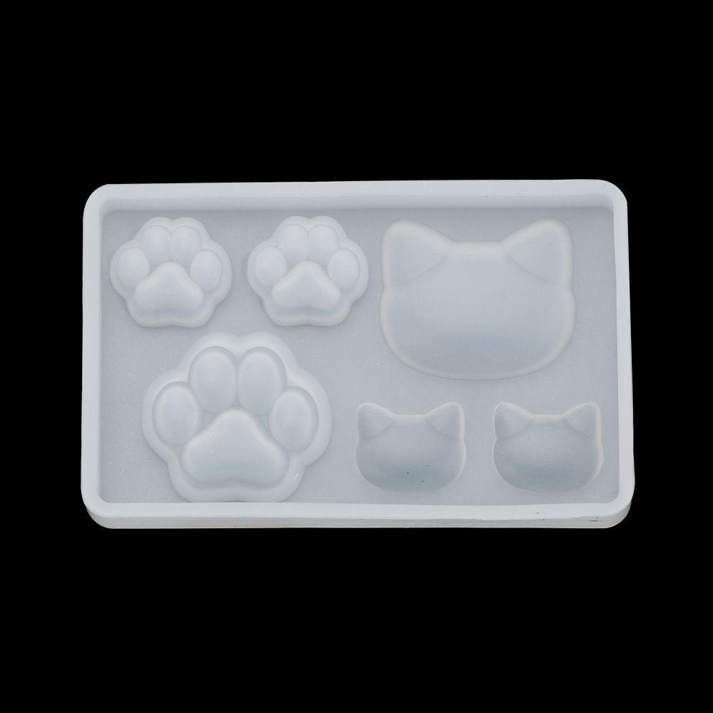 Khuôn Nhựa Làm Đồ Thủ Công Tiện Dụng|Đồ Trang Trí Hình Bàn Chân Mèo Bằng Nhựa Resin