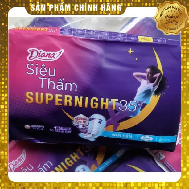 Bịch 6 Gói Băng vệ sinh Diana SuperNight 35cm/29cm