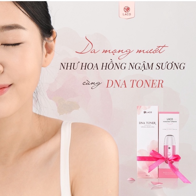 [LẺ=SỈ, Tặng quà 150k] LACO DNA TONER Dưỡng Da, Nước Hoa Hồng Tinh Chất Cá Hồi Se Khít Lỗ Chân Lông- iHappyStore