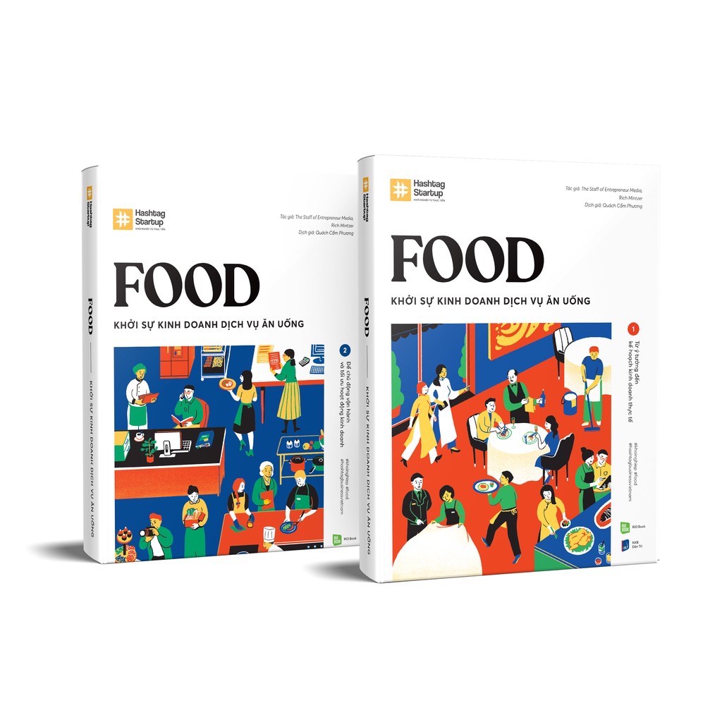 Sách - HASHTAG NO.4 FOOD - Khởi sự kinh doanh dịch vụ ăn uống