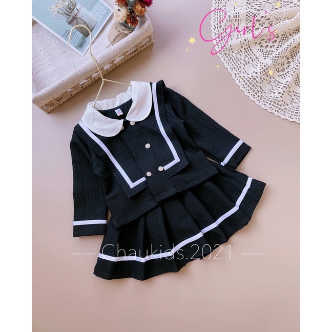 [Vest Xốp] Set váy bé gái mã 58070