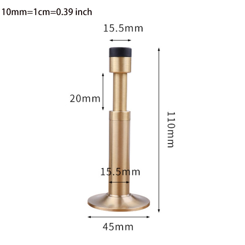 Khối Chặn Cửa Bằng Hợp Kim Nhôm Đồng Nguyên Chất Thấm Hút Tốt Tiện Dụng