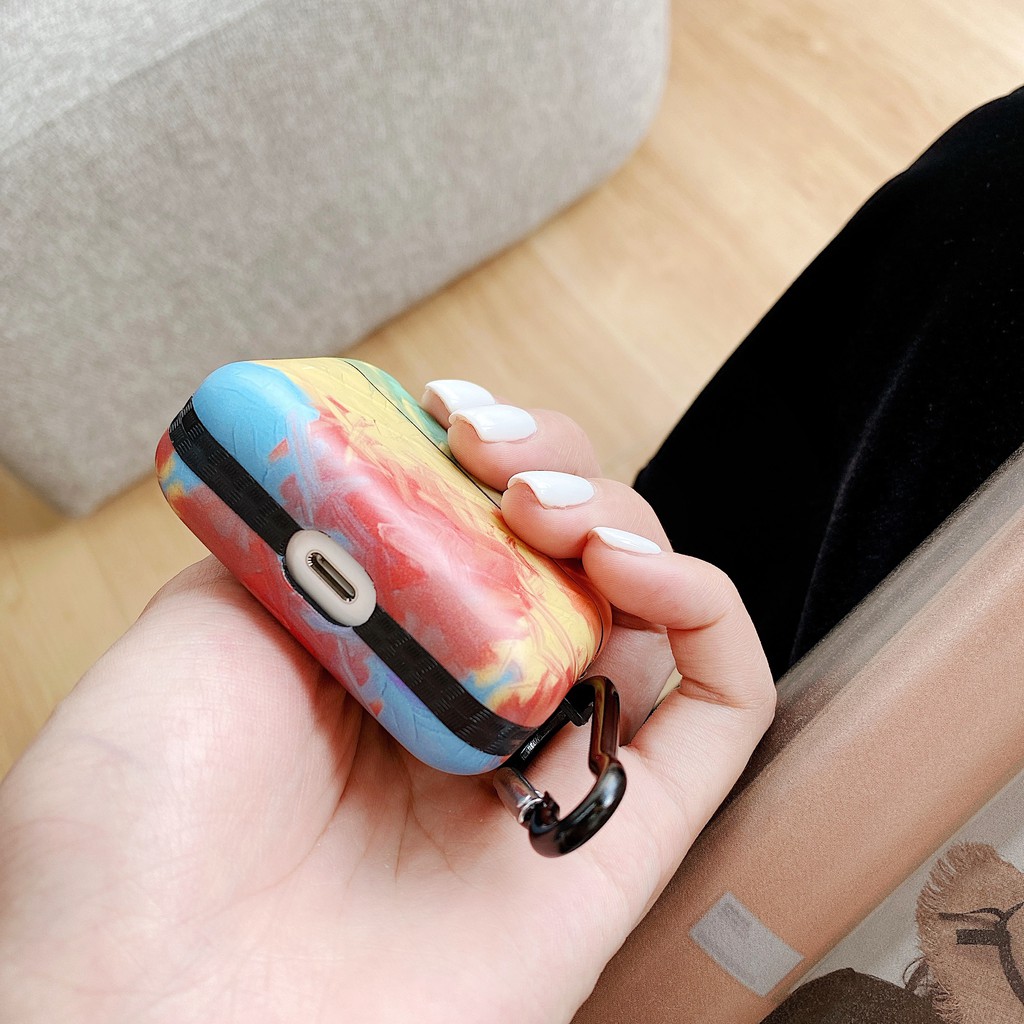 Vỏ hộp tai nghe không dây màu nước dành cho AirPods AirPods Pro