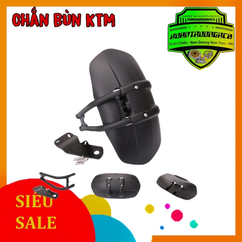 Dè chắn bùn KTM nắp xe máy