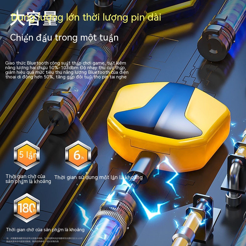 Tai nghe Bumblebee, Tai nghe biến hình, Tai nghe chơi game có độ trễ thấp Bluetooth!