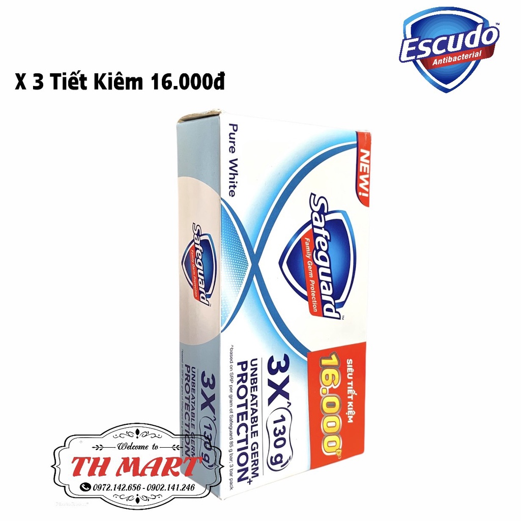 xà bông/ xà phòng safeguard bánh 130g