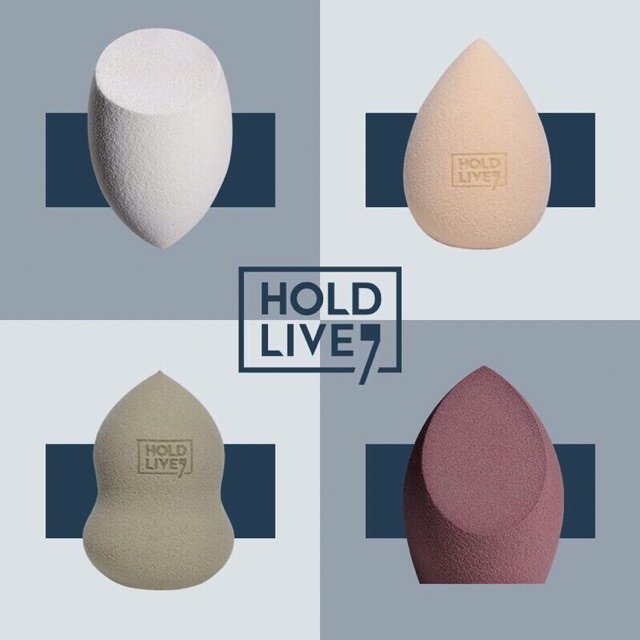 Set mút Beauty Blender Hold Live kèm giá đựng