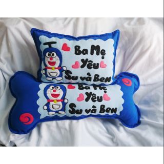 Cặp gối handmade doremon