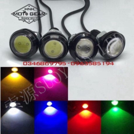 Đèn Led Xi Nhan Kiểu Cúc Áo Gắn Mắt Cú Exciter