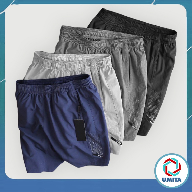 Quần gió short nam kiểu dáng thể thao rẻ đẹp cao cấp QD36 - UMITA SHOP