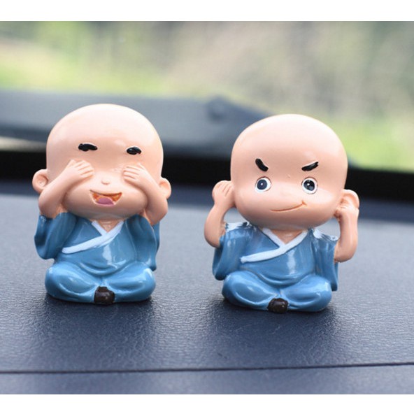 Tượng 4 Chú Tiểu Mặt Ngố