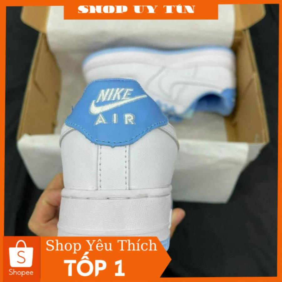 (FREESHIP + ẢNH THẬT 1.1) Giày AF1 Trắng xanh hoa cúc | BigBuy360 - bigbuy360.vn