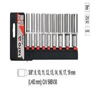 Bộ tuýp dài 3/8 inch 9 chi tiết Yato YT-3855