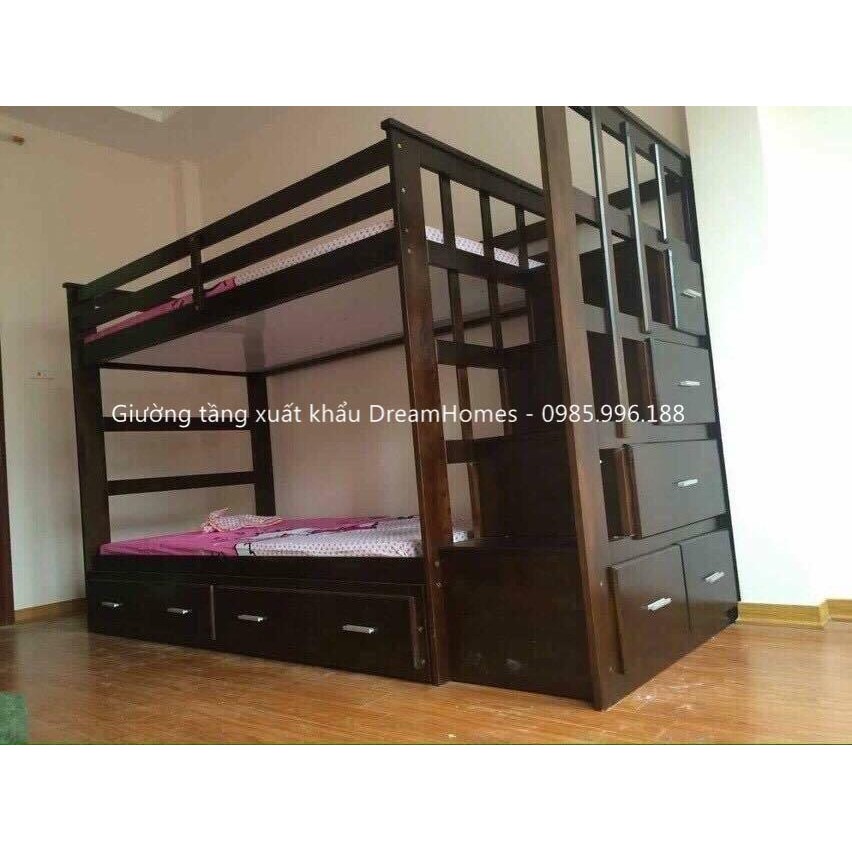 Giường tầng xuất khẩu ACME màu nâu | BigBuy360 - bigbuy360.vn