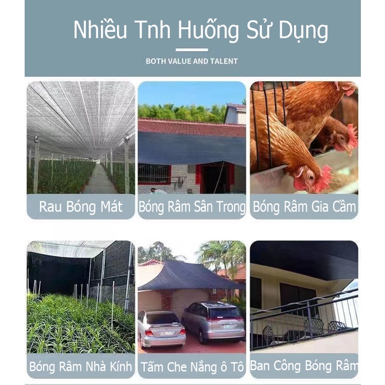 Lưới Che Nắng Dày Dặn Và Lưới Che Nắng Mã Hóa Lưới Che Nắng Chắn Nắng Sân Xe Hoa Lưới Gạc đen Tỷ Lệ Che Nắng 80% -90%