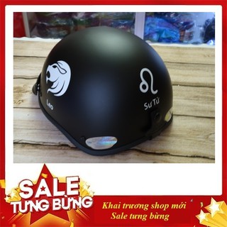 Mũ- Nón Bảo Hiểm Nửa Đầu 12 Cung Hoàng Đạo Lưỡi Trai Đẹp