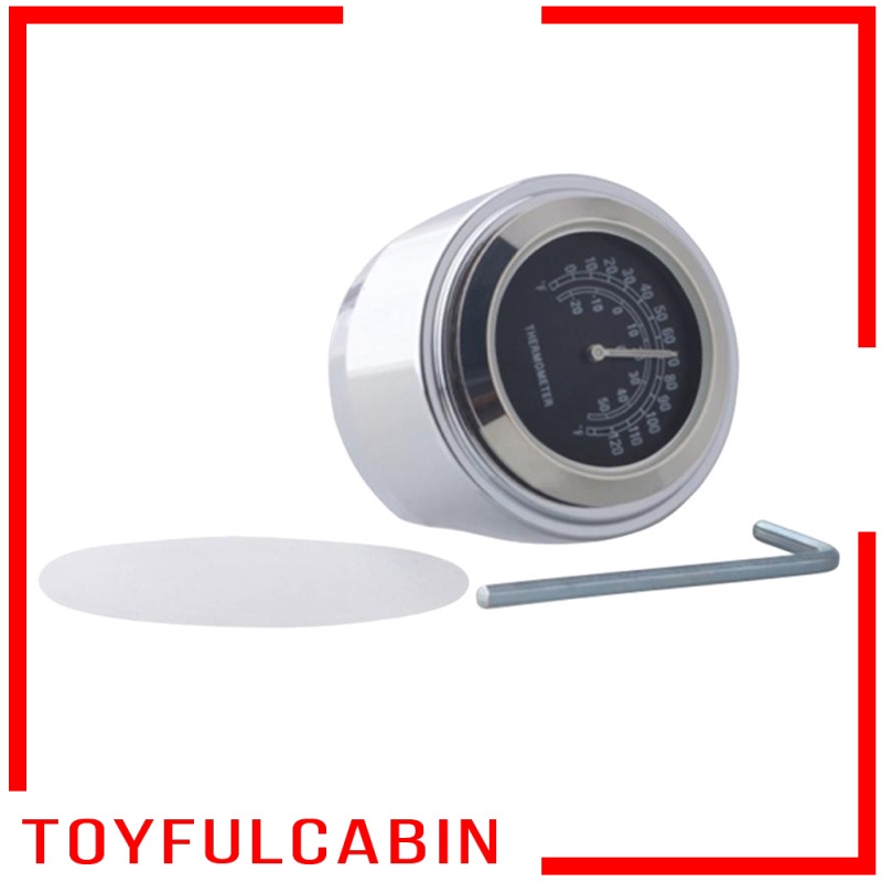 1 Nhiệt Kế Dạ Quang Chống Thấm Nước 7 / 8 &quot;Gắn Tay Lái Xe Máy