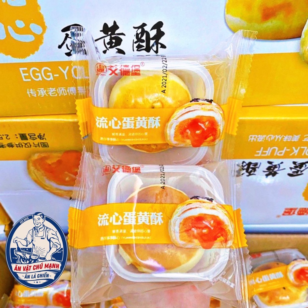 Bánh Pía Trứng Muối Chảy Egg Yolk Puff
