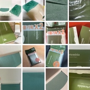 Giấy thấm dầu ngải cứu BRING GREEN ARTEMISIA OIL ONTROL PAPER