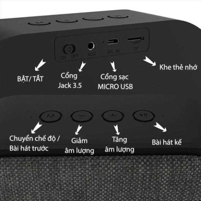 Loa Bluetooth Remax RB-M11 bọc vải công suất 5W