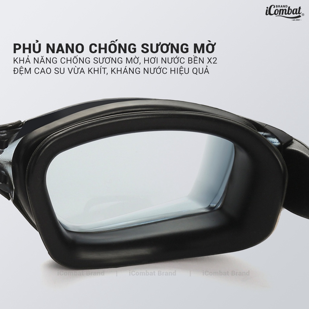 Kính bơi người lớn nam nữ HÀNH PHI SPORT, mắt kiếng bơi HD chống sương mù, chống nước vào mắt