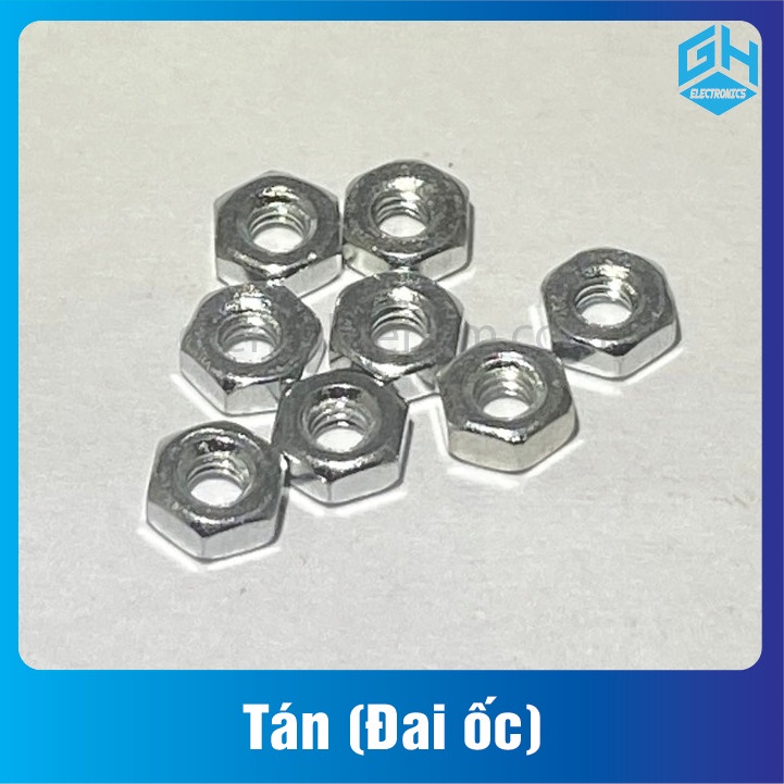 Set 50 con Đai ốcloại thường các loại M2,M3,M4,M5