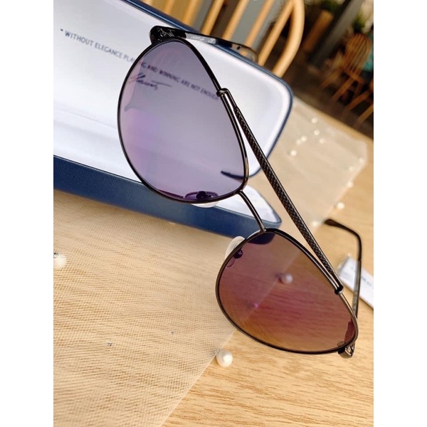 Mắt kính mát nam Lacoste Black Aviator L177S 001